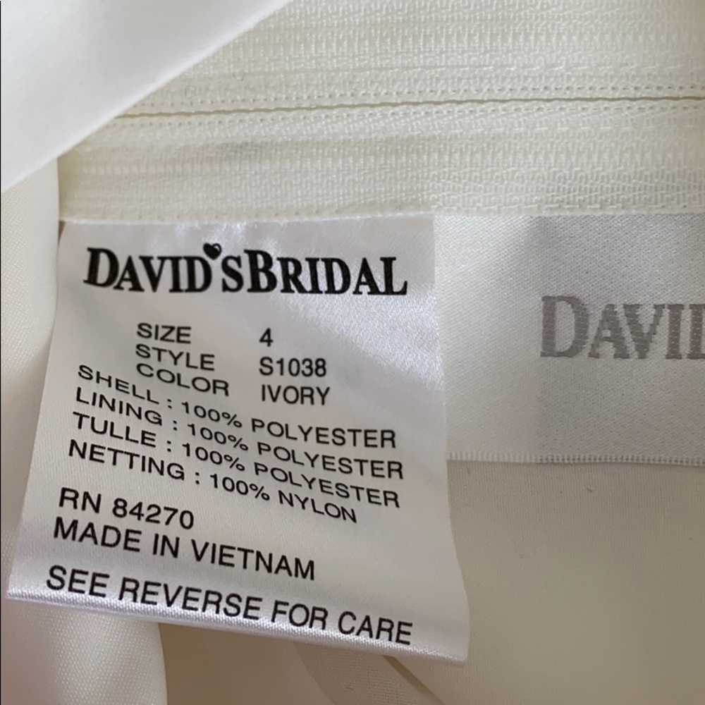 David’s Bridal Flower Girl Dress - Picture 8 of 10